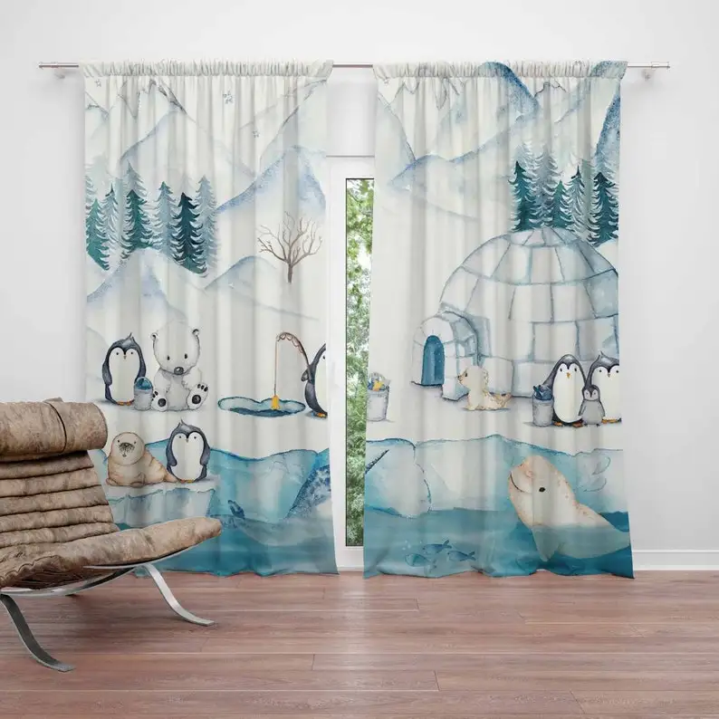 Arctic Animals Nursery Curtain Kids Bedroom Curtains Black Out Nursery Decor Baby Room Bedroom Living Room Curtains
Arctic Animals Nursery Curtain Kids Bedroom Curtains Black Out Nursery Decor Baby Room Bedroom Living Room Curtains