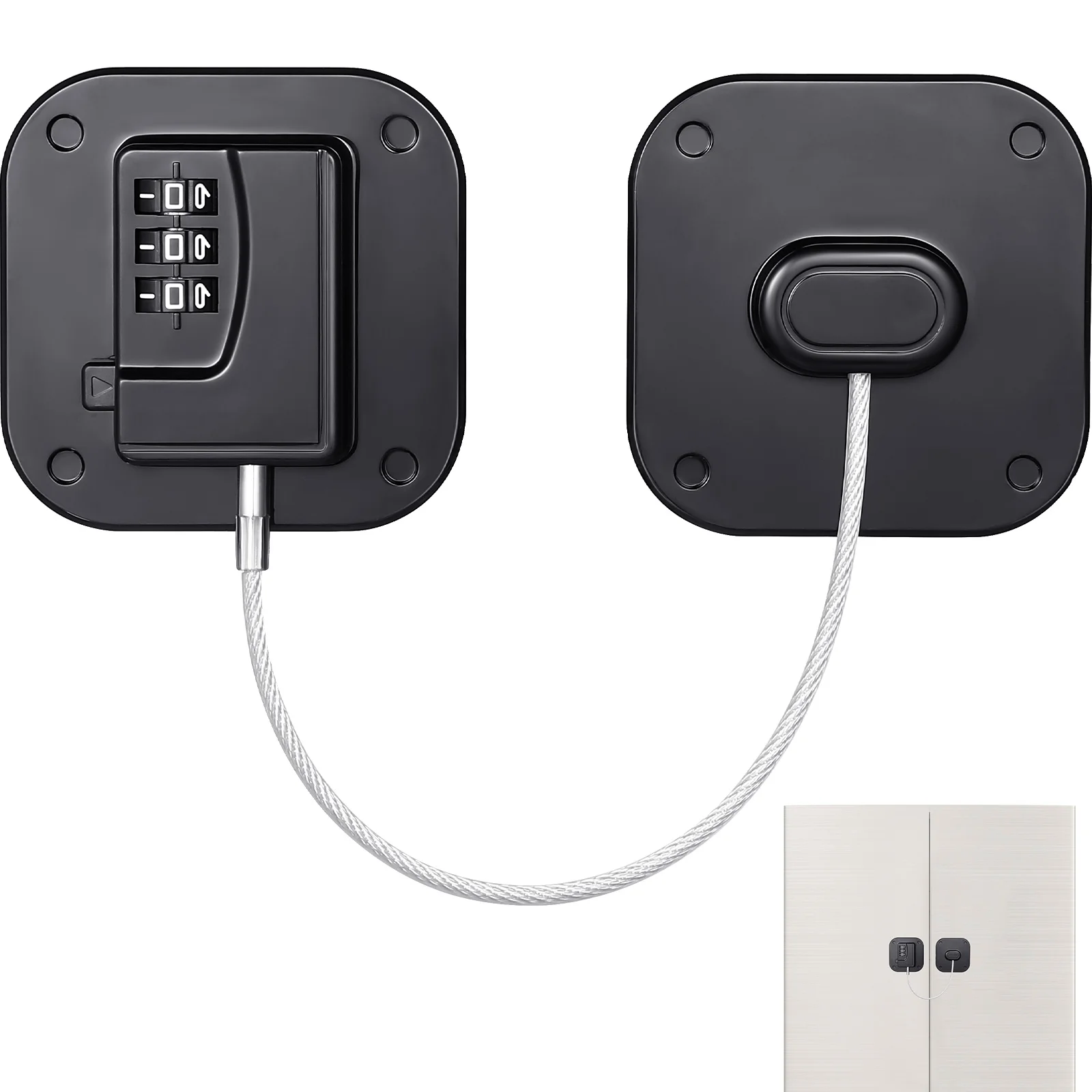 Password Lock for Fridge Refrigerator Cabinet Drawer Child Safety Lasting Plastic Metal No Damage Easy Install Toddler
Password Lock for Fridge Refrigerator Cabinet Drawer Child Safety Lasting Plastic Metal No Damage Easy Install Toddler