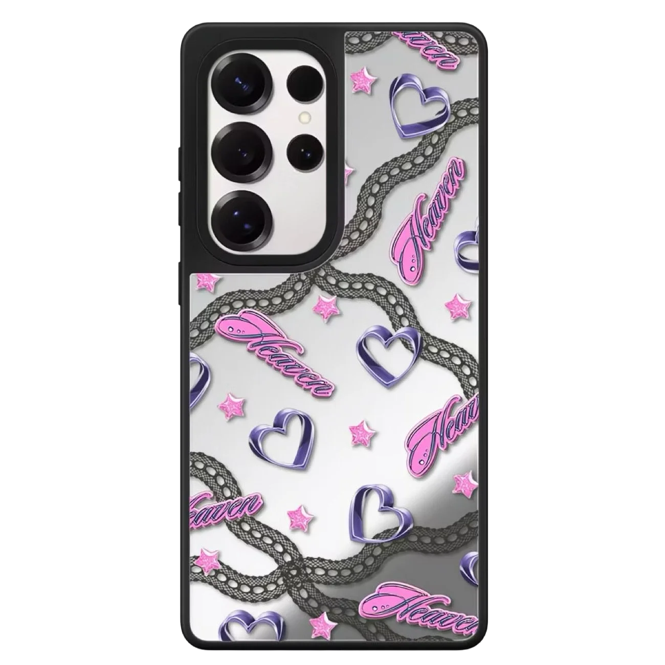 Creative Chain Heart Mirror Magnetic Case: Compatible with Samsung Galaxy S23 U S24U S25 S26 Ultra S25+ S26 Plus Shell
Creative Chain Heart Mirror Magnetic Case: Compatible with Samsung Galaxy S23 U S24U S25 S26 Ultra S25+ S26 Plus Shell