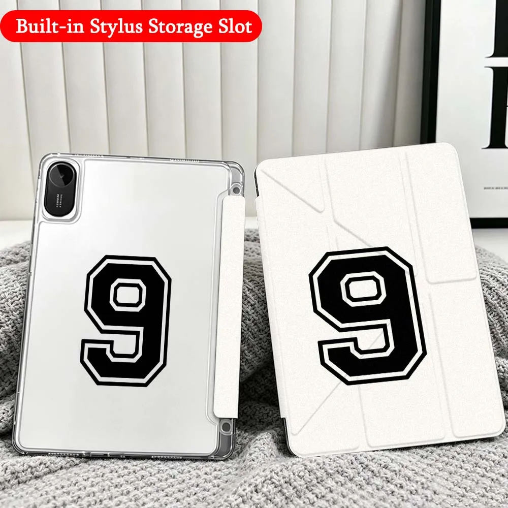 Number 10 7 9 Jersey For Xiaomi Redmi Poco Pad 5 6 7 8 Pro SE 11 11.2 12.1 Inch Transparent Y-Shaped Folding Tablet Case
Number 10 7 9 Jersey For Xiaomi Redmi Poco Pad 5 6 7 8 Pro SE 11 11.2 12.1 Inch Transparent Y-Shaped Folding Tablet Case