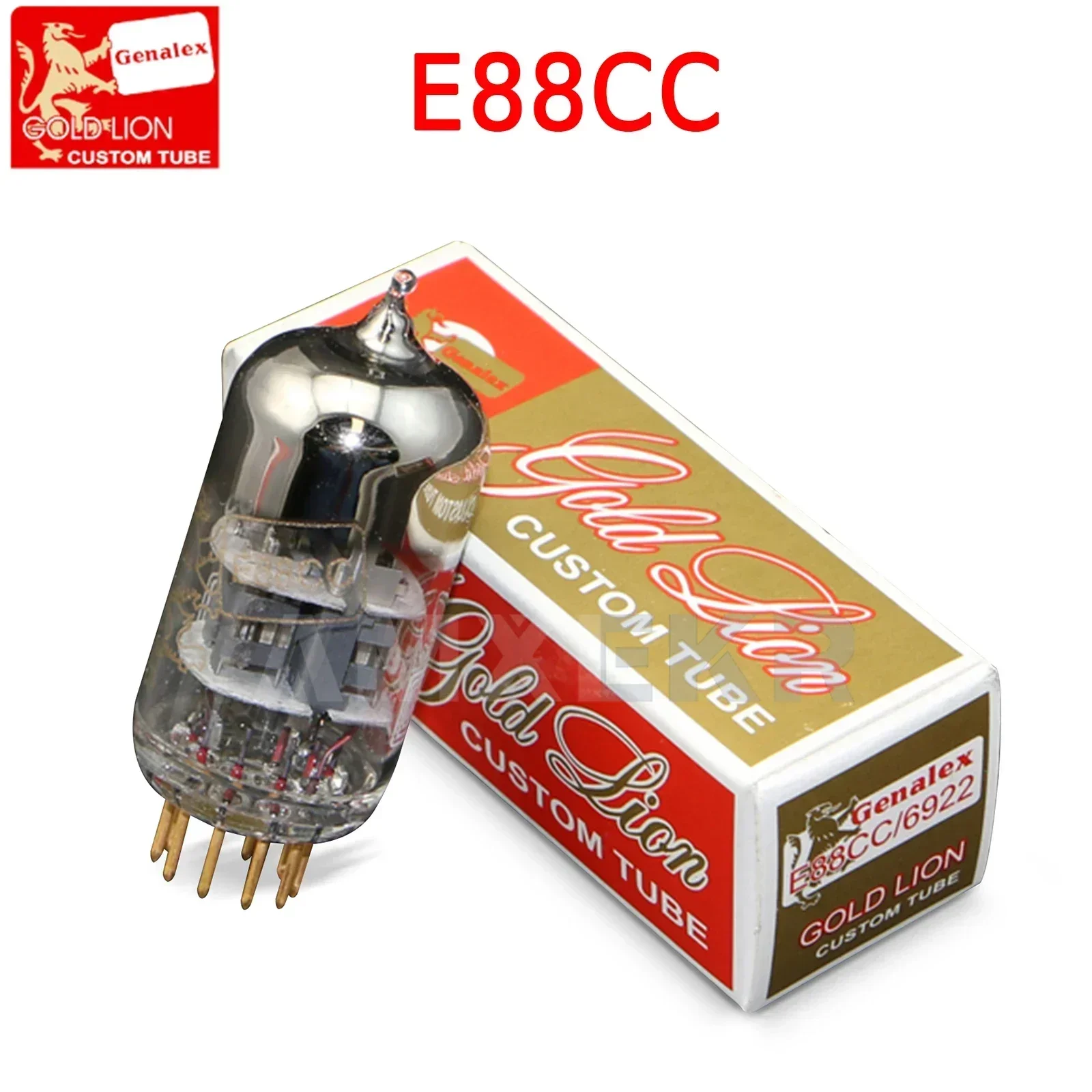 GOLD LION E88CC Electronic Tube Replacement E88CC/6922/6DJ8 Vacuum Tube Original Factory Precision Matching for Amplifier
GOLD LION E88CC Electronic Tube Replacement E88CC/6922/6DJ8 Vacuum Tube Original Factory Precision Matching for Amplifier