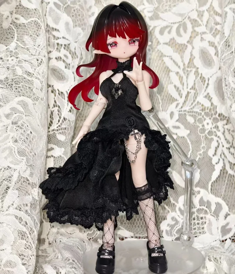 Сказочная серия, черный лебедь, одежда для куклы Bjd, версия с плоской грудью Ob11, наряд для куклы, комплект с юбкой, сюрприз, подарок для куклы
Сказочная серия, черный лебедь, одежда для куклы Bjd, версия с плоской грудью Ob11, наряд для куклы, комплект с юбкой, сюрприз, подарок для куклы