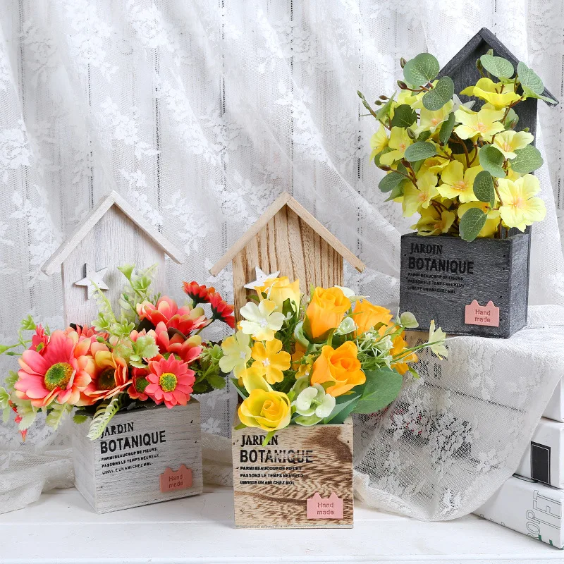 Star Cabin Solid Wood Flower Basket Carnation Rose Sunflower Living Room Home Furnishing Interior Decorations Wooden Box Silk Fl
Star Cabin Solid Wood Flower Basket Carnation Rose Sunflower Living Room Home Furnishing Interior Decorations Wooden Box Silk Fl