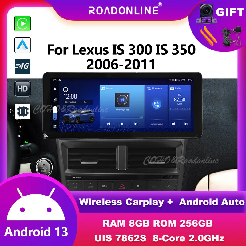 12.3 " For Lexus IS 300 IS 350 2006-2011 Android 13 8-Core 8G+256G Car Multimedia Player Stereo Receiver Radio android Carplay
12.3 " For Lexus IS 300 IS 350 2006-2011 Android 13 8-Core 8G+256G Car Multimedia Player Stereo Receiver Radio android Carplay