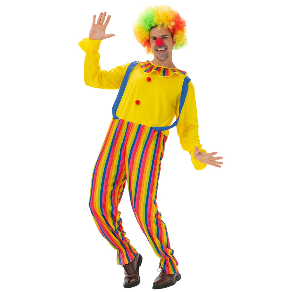 Halloween Adult Comedy Cosplay Costumes Circus Clown Carnival Party Magician Performance No Wig Shoes Nose Free
Halloween Adult Comedy Cosplay Costumes Circus Clown Carnival Party Magician Performance No Wig Shoes Nose Free