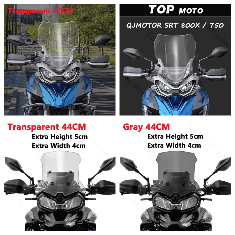 SRT800X Windscreens For QJMOTOR QJ SRT800 SRT750 QJ750-7A SRT 750 800 750X 800X Motorcycle Accessories Windshield Wind Deflector
SRT800X Windscreens For QJMOTOR QJ SRT800 SRT750 QJ750-7A SRT 750 800 750X 800X Motorcycle Accessories Windshield Wind Deflector