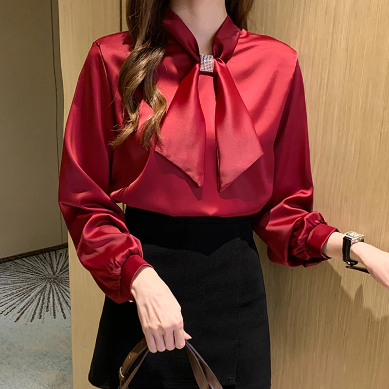 Women Blouse Shirt 2026 New Long Sleeve Blusas Para Mujer Bow Collar White Blouse Shirt Women Tops Blouses Shirts Blusa Q4805
Women Blouse Shirt 2026 New Long Sleeve Blusas Para Mujer Bow Collar White Blouse Shirt Women Tops Blouses Shirts Blusa Q4805