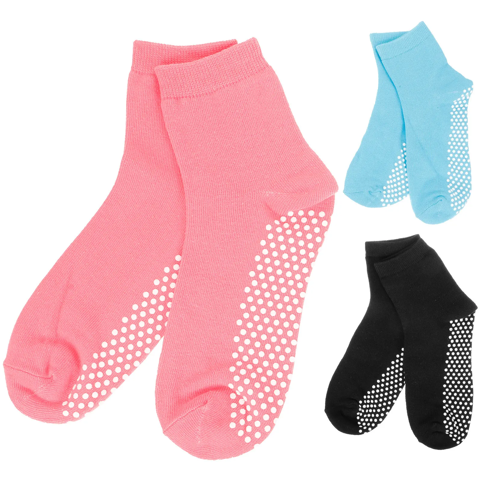 3Pairs Trampoline Socks Breathable Cotton Anti Slip Non Slip Socks for Women Yoga Sports Breathable Cotton Sock
3Pairs Trampoline Socks Breathable Cotton Anti Slip Non Slip Socks for Women Yoga Sports Breathable Cotton Sock