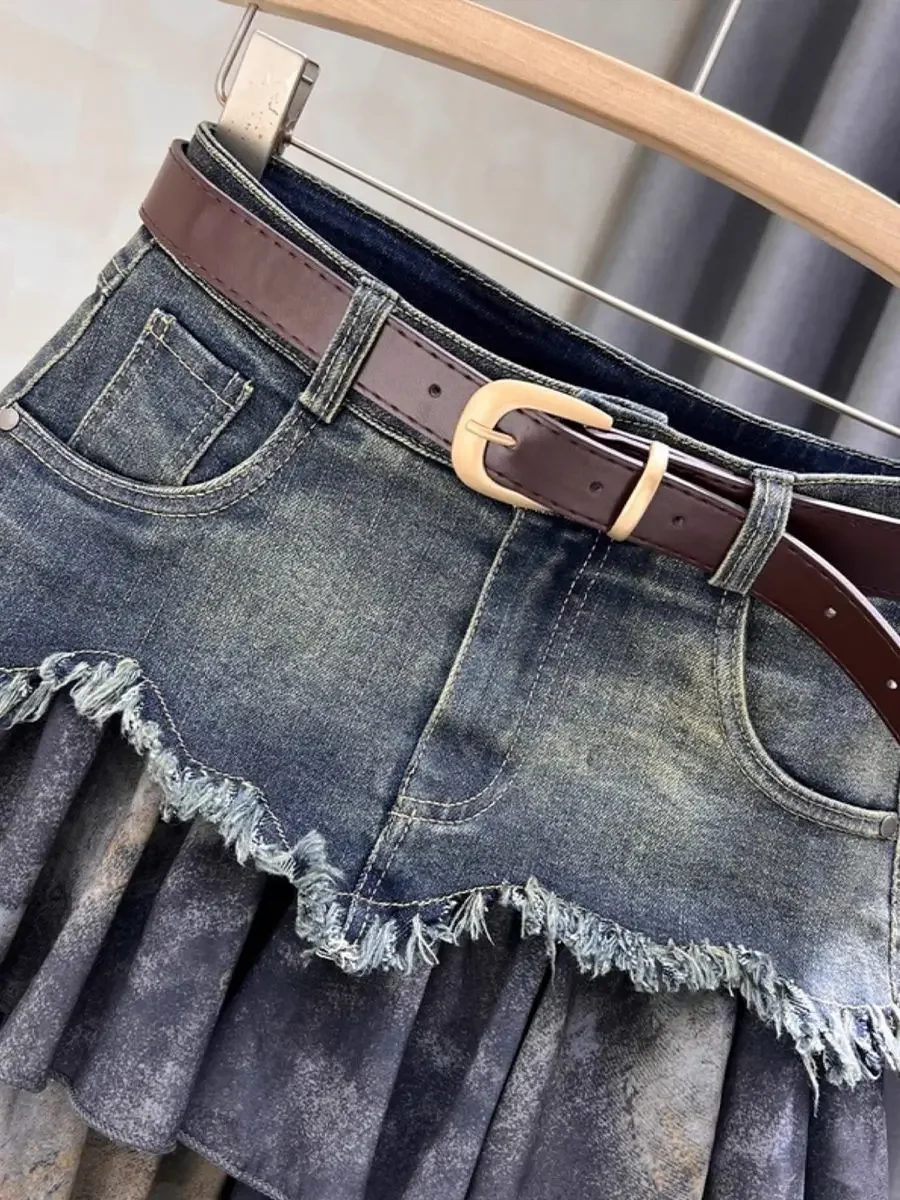 Short Jeans Skirts for Women Patchwork Korean Style Y2k Vintage Luxury Elegant Clothing Trend 2025 Streetwear Woman Denim Skirt
Short Jeans Skirts for Women Patchwork Korean Style Y2k Vintage Luxury Elegant Clothing Trend 2025 Streetwear Woman Denim Skirt