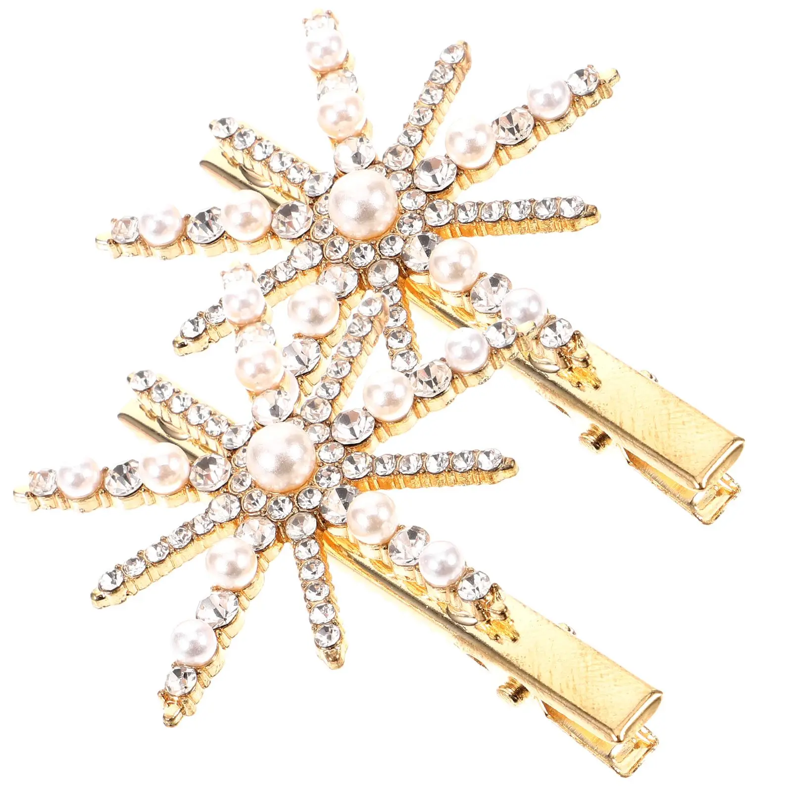 2 Pcs Pearl Rhinestone Hair Clips Snowflake Design for Women Accessories Elegant Hairstyles Daily Wearing Parties Celebrations
2 Pcs Pearl Rhinestone Hair Clips Snowflake Design for Women Accessories Elegant Hairstyles Daily Wearing Parties Celebrations