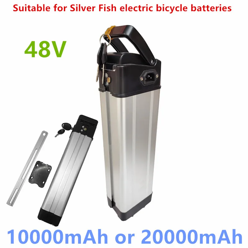 18650 lithium battery, 48V 10000mAh or 20000mAh, suitable for Silver Fish electric bicycle battery 
18650 lithium battery, 48V 10000mAh or 20000mAh, suitable for Silver Fish electric bicycle battery