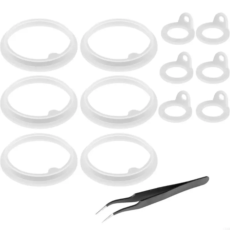 Set of 13 Silicone Replacement Sealing Rings for Water Bottles Spout Lid Gaskets C5AD
Set of 13 Silicone Replacement Sealing Rings for Water Bottles Spout Lid Gaskets C5AD