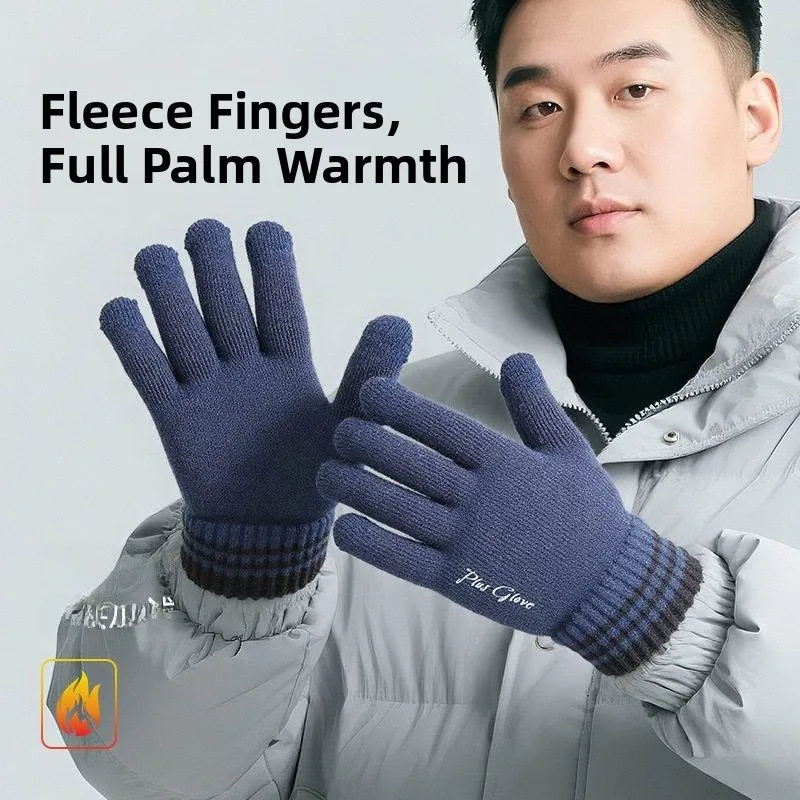 Thiened Winter Gloves for Men Fce Lined Touchscreen Cycling Driving Warm Anti Cold Windproof Men's Winter Gloves
Thiened Winter Gloves for Men Fce Lined Touchscreen Cycling Driving Warm Anti Cold Windproof Men's Winter Gloves