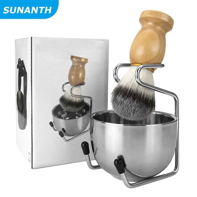 Stainless Steel Men‘s Shaving Dry Or Wet Cup Shaving Holder Three pieces Set Male Beard Soap Bowl Shaving Stand Facial Cleaner
Stainless Steel Men‘s Shaving Dry Or Wet Cup Shaving Holder Three pieces Set Male Beard Soap Bowl Shaving Stand Facial Cleaner