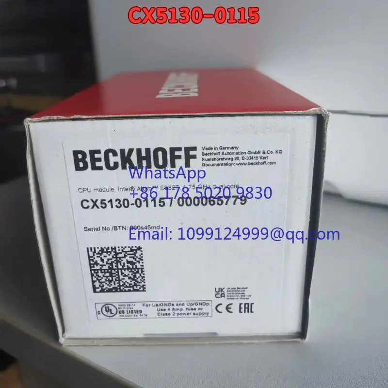 Новый модуль ПЛК CX5130-0115 не отремонтированная машина, а не стоковая машина.
Новый модуль ПЛК CX5130-0115 не отремонтированная машина, а не стоковая машина.