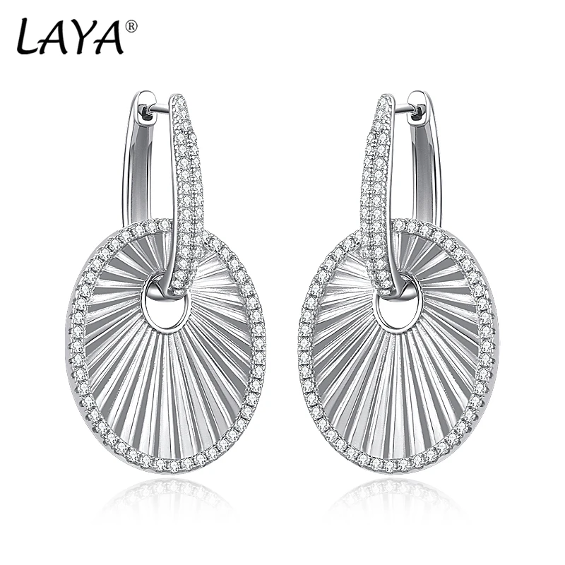 LAYA 100% 925 Sterling Silver Drop Earring For Women Plain Silver Piercing Ear Clips Big Rock Punk Luxury Statement Jewelry
LAYA 100% 925 Sterling Silver Drop Earring For Women Plain Silver Piercing Ear Clips Big Rock Punk Luxury Statement Jewelry