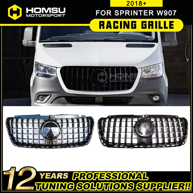 For sprinter W907 2018+ Year Front Bumper Grille For sprinter W907 GT Grille For sprinter Panamerican Grill Mirror fixed version
For sprinter W907 2018+ Year Front Bumper Grille For sprinter W907 GT Grille For sprinter Panamerican Grill Mirror fixed version
