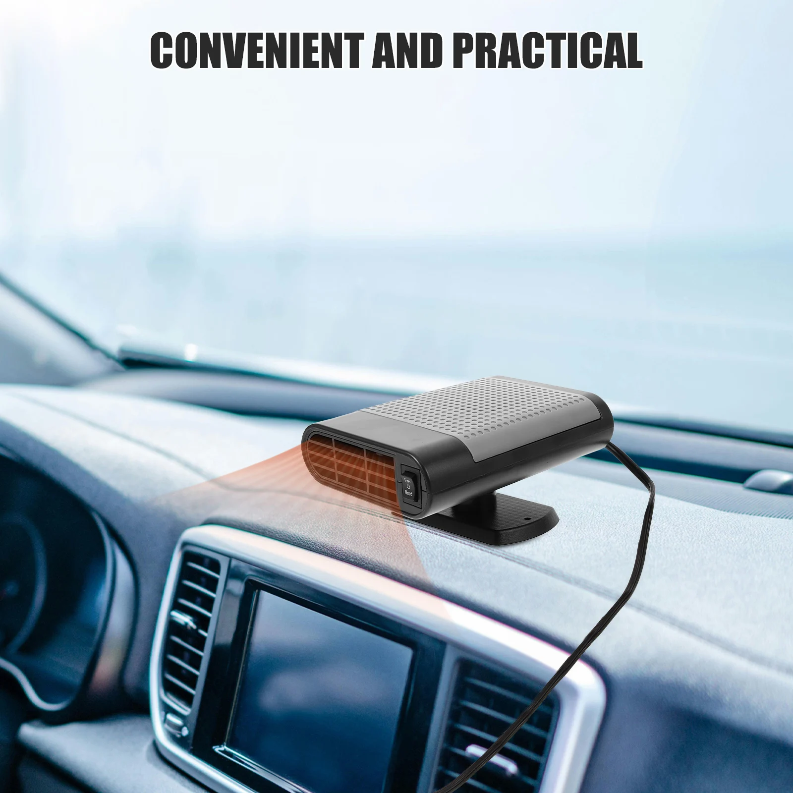 Portable Car Heater 12V Defroster for Front Windshield Small Cars Vehicle Warm Air Purifier Snow Base Design
Portable Car Heater 12V Defroster for Front Windshield Small Cars Vehicle Warm Air Purifier Snow Base Design