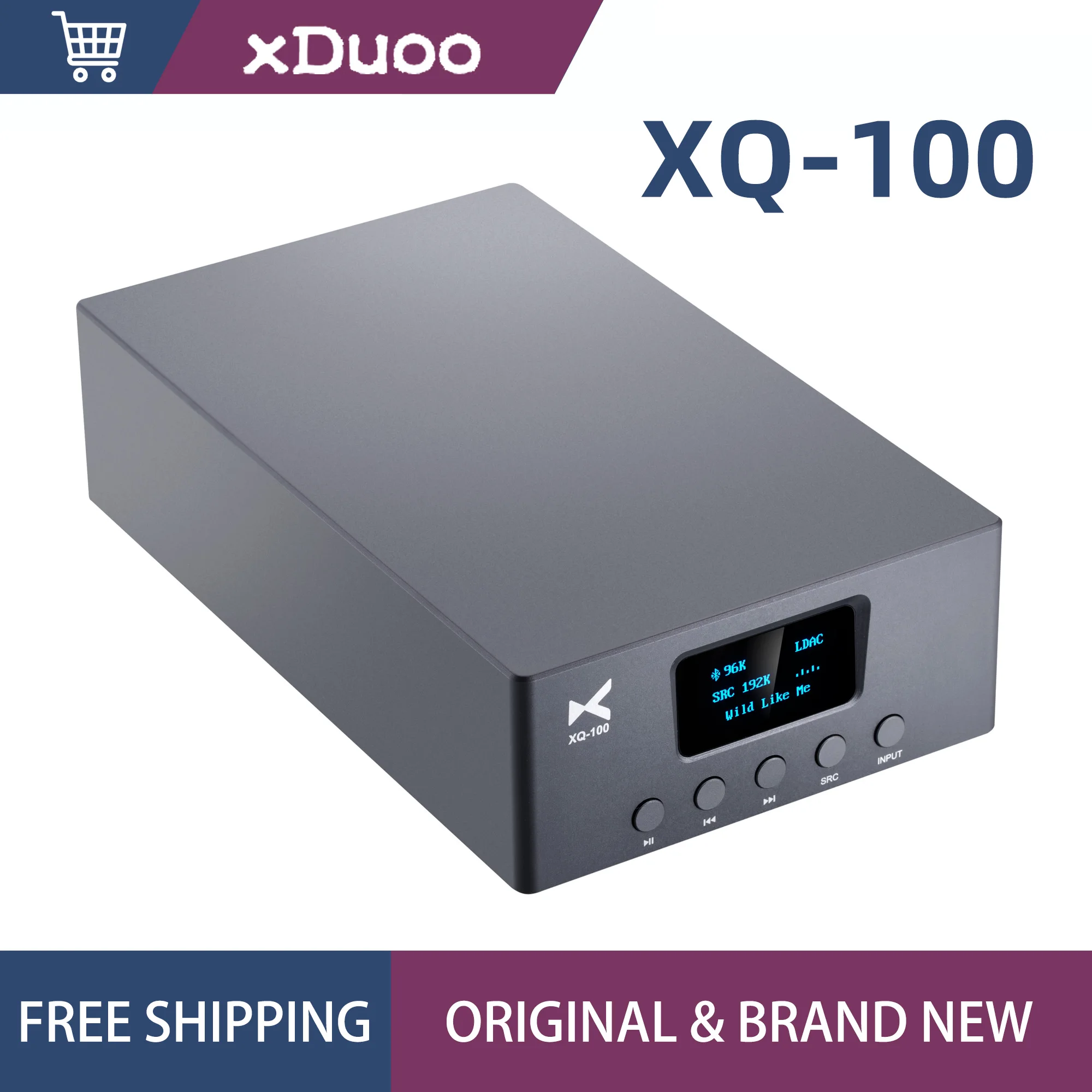 XDUOO XQ-100 CSR8675 LDAC Цифровой Bluetooth аудио ЦАП ES9038Q2M * 2 ЦАП Аудиоприемник проигрывателя BT IN Коаксиальный оптический выход
XDUOO XQ-100 CSR8675 LDAC Цифровой Bluetooth аудио ЦАП ES9038Q2M * 2 ЦАП Аудиоприемник проигрывателя BT IN Коаксиальный оптический выход