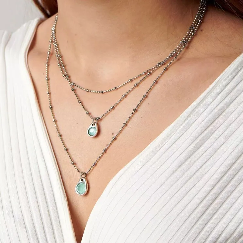 2024 UNOde50 New Product Hot Selling Creative Design Women's Blue Gem Necklace Romantic Jewelry Gifts from Europe and America
2024 UNOde50 New Product Hot Selling Creative Design Women's Blue Gem Necklace Romantic Jewelry Gifts from Europe and America