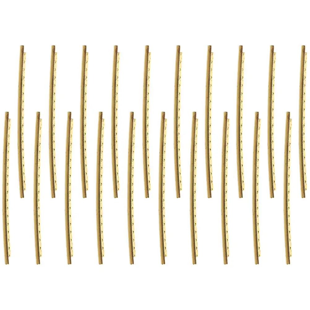 20 Pcs Guitar Scale Frets Folk Small Four String Mandolin Electric Wires Fretboard Accessories Supplies Brass for
20 Pcs Guitar Scale Frets Folk Small Four String Mandolin Electric Wires Fretboard Accessories Supplies Brass for