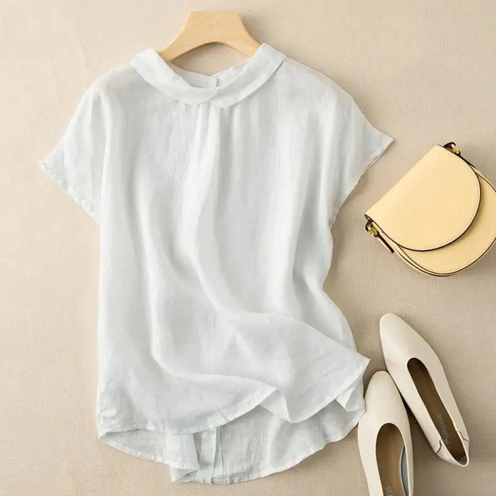 Tunic Tee Womens Cotton Button Down Shirts Short Sleeves Office Shirts Round Neck Casual Business Tops Slim Shirts 2k Fit
Tunic Tee Womens Cotton Button Down Shirts Short Sleeves Office Shirts Round Neck Casual Business Tops Slim Shirts 2k Fit