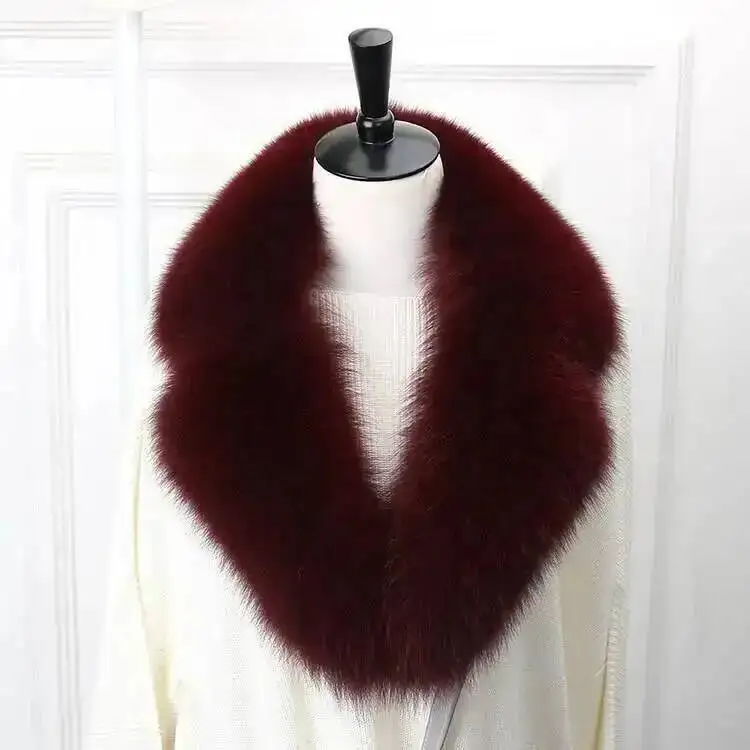 Real Fox Fur Collar Winter Scarf for Women and Men Natural Fluffy Long Shawl Wrap Fashion Neck Warm Coat Accessory
Real Fox Fur Collar Winter Scarf for Women and Men Natural Fluffy Long Shawl Wrap Fashion Neck Warm Coat Accessory