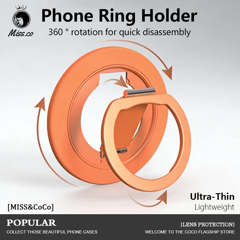 Ultra-Thin Thin Magnetic Metal Mobile Phone Holder Universal Telephone Magnetic Car Bracket Stand Accessories Finger Ring Stand
Ultra-Thin Thin Magnetic Metal Mobile Phone Holder Universal Telephone Magnetic Car Bracket Stand Accessories Finger Ring Stand