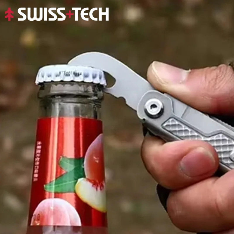 SWISS TECH 11 in 1 Mini Multitool Knife EDC Camping Survival Tools Outdoor Folding Pocket Knife Scissors Screwdriver Multi-tool
SWISS TECH 11 in 1 Mini Multitool Knife EDC Camping Survival Tools Outdoor Folding Pocket Knife Scissors Screwdriver Multi-tool