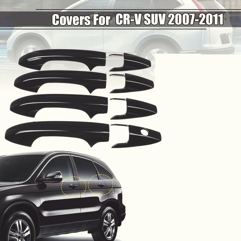 Embellecedor cubierta manija puerta lateral Exterior, color negro brillante para Honda CRV 2007-2011
Embellecedor cubierta manija puerta lateral Exterior, color negro brillante para Honda CRV 2007-2011