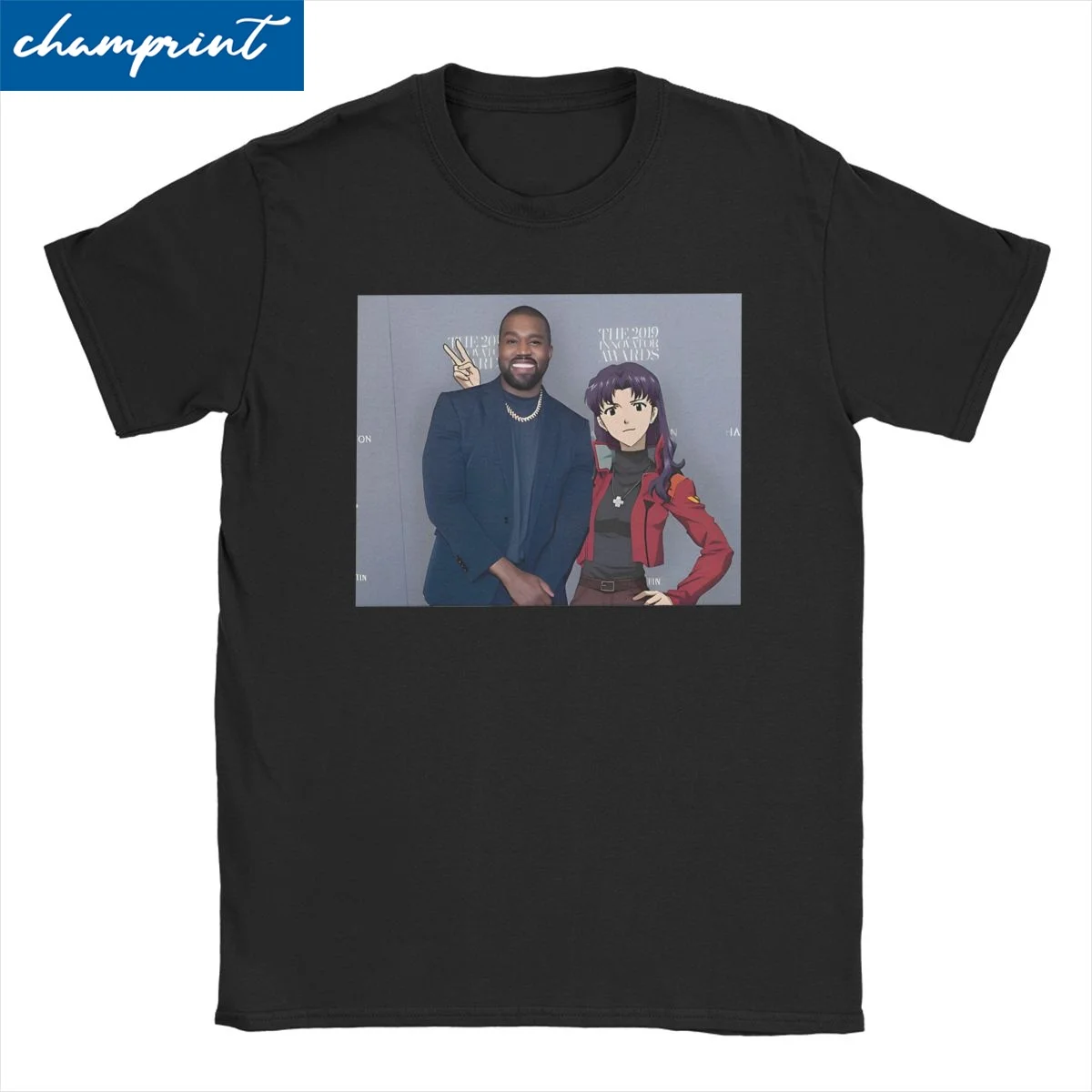Misato And Kanye West for Men Women T Shirts Meme Hip Hop Rap Style Humor Short Sleeve T-Shirts 100% Cotton New Arrival Clothing
Misato And Kanye West for Men Women T Shirts Meme Hip Hop Rap Style Humor Short Sleeve T-Shirts 100% Cotton New Arrival Clothing