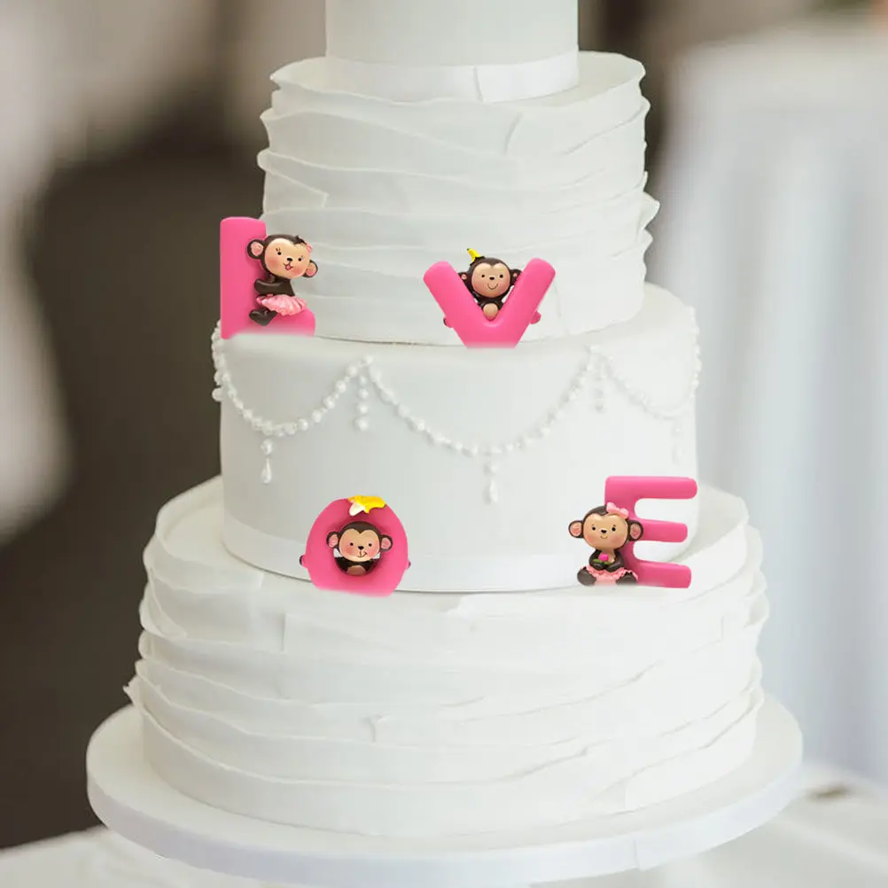 Набор из 1 шт. Декор для торта из смолы в виде обезьянки с узором «Любовь», украшение для автомобиля, декор для дня рождения, украшение для машины, подарок на День святого Валентина
Набор из 1 шт. Декор для торта из смолы в виде обезьянки с узором «Любовь», украшение для автомобиля, декор для дня рождения, украшение для машины, подарок на День святого Валентина