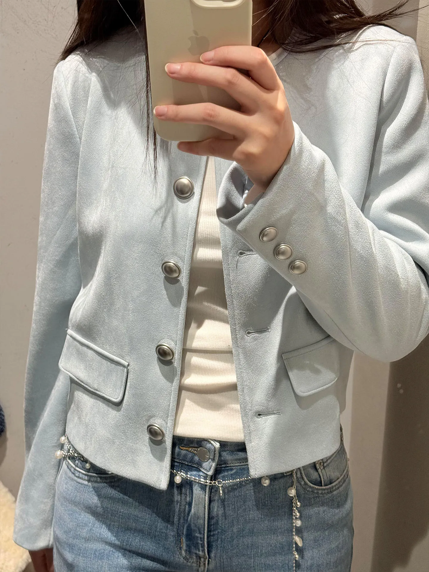 Ретро-роскошный синий пиджак-блейзер женский на одной пуговице, простой, элегантный, весна 2026, модный, высокое качество, приталенный крой
Ретро-роскошный синий пиджак-блейзер женский на одной пуговице, простой, элегантный, весна 2026, модный, высокое качество, приталенный крой