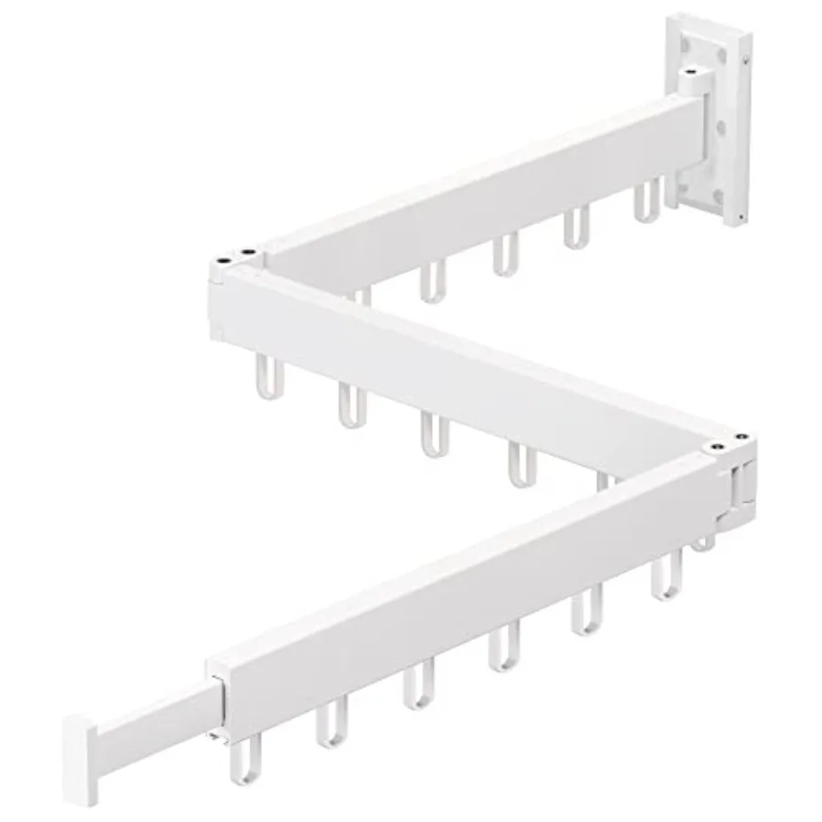 Clothes Drying Rack Wall Mounted, Drying Rack Clothing, Clothes Hanging Rack, Retractable, Collapsible Tri-Fold,Color(Ring
Clothes Drying Rack Wall Mounted, Drying Rack Clothing, Clothes Hanging Rack, Retractable, Collapsible Tri-Fold,Color(Ring