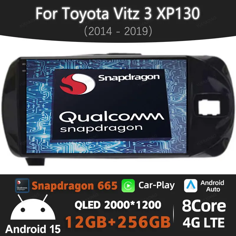 Android 15 Carplay Auto для Toyota Vitz 3 XP130 2014 2015 2016 2017 2018 2019 Автомобильный радиоприемник Мультимедийный стерео видеоплеер GPS WIFI
Android 15 Carplay Auto для Toyota Vitz 3 XP130 2014 2015 2016 2017 2018 2019 Автомобильный радиоприемник Мультимедийный стерео видеоплеер GPS WIFI