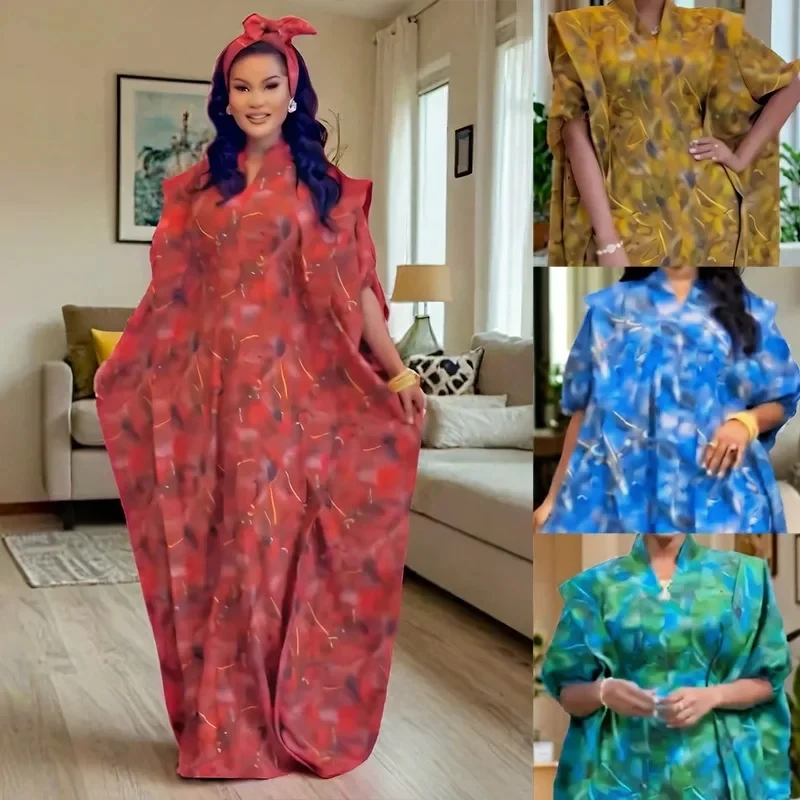Plus Size African Dresses for Women Autumn Fashion African Half Sleeve V-neck Print Ankara Dresses Gowns Dashiki Africa Clothes
Plus Size African Dresses for Women Autumn Fashion African Half Sleeve V-neck Print Ankara Dresses Gowns Dashiki Africa Clothes