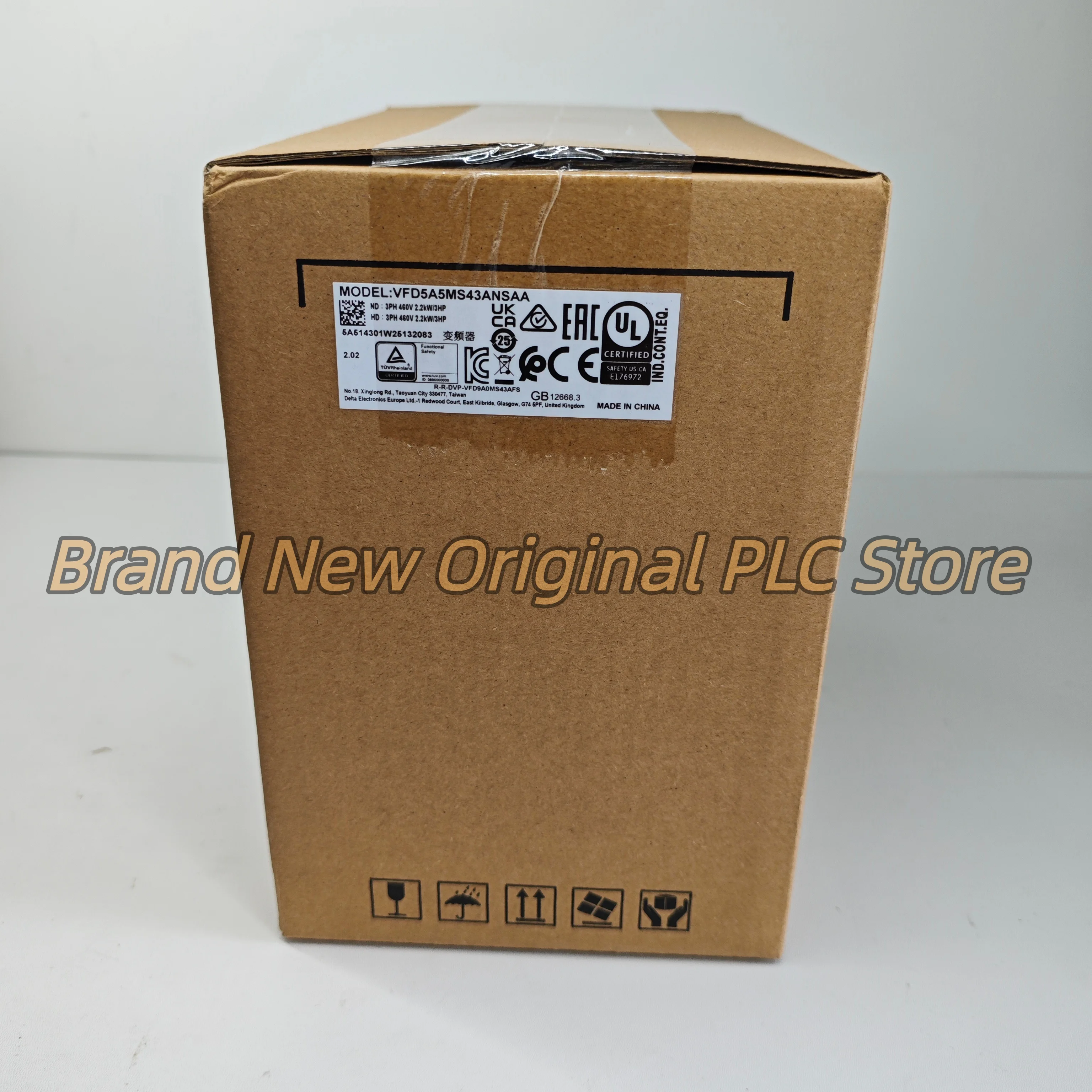 New in box VFD5A5MS43ANSAA AC Drive
New in box VFD5A5MS43ANSAA AC Drive