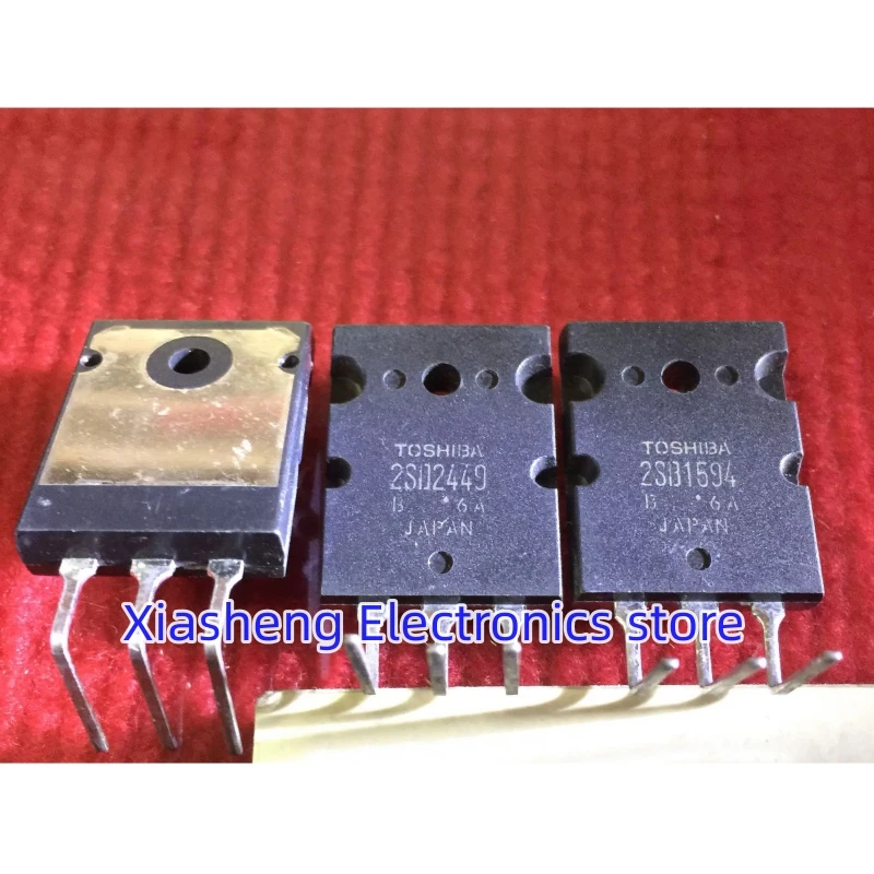New Original 2Pairs 2SD2449 D2449 + 2SB1594 B1594 TO-3PL Audio Amplifier Transistor In Stock
New Original 2Pairs 2SD2449 D2449 + 2SB1594 B1594 TO-3PL Audio Amplifier Transistor In Stock