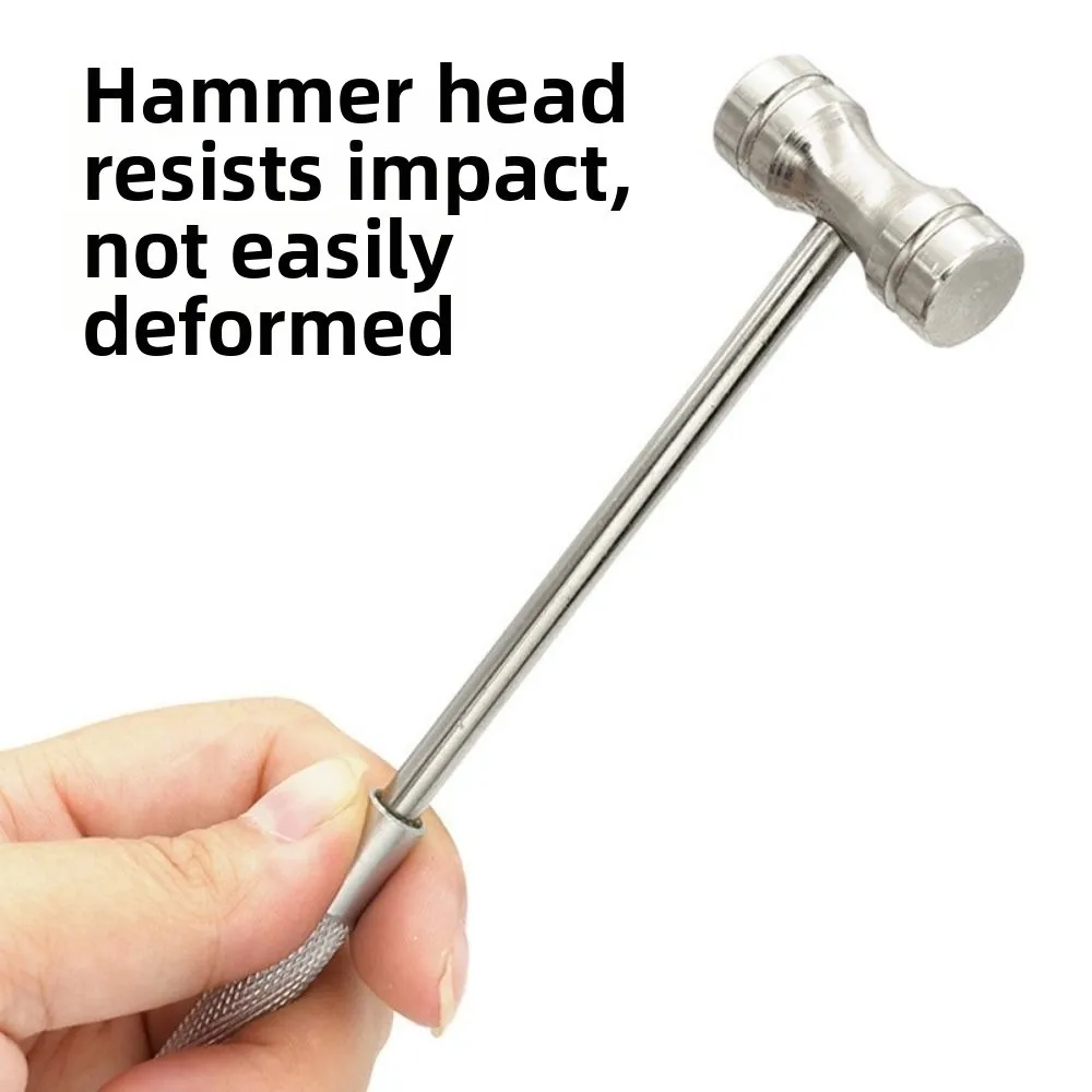 2Pcs/Set Anti-Skid Watch Repair Tool Set Stable Base Durable Steel Jewelry Hammer Precision Tool Steel Plate Watch Band Tool
2Pcs/Set Anti-Skid Watch Repair Tool Set Stable Base Durable Steel Jewelry Hammer Precision Tool Steel Plate Watch Band Tool