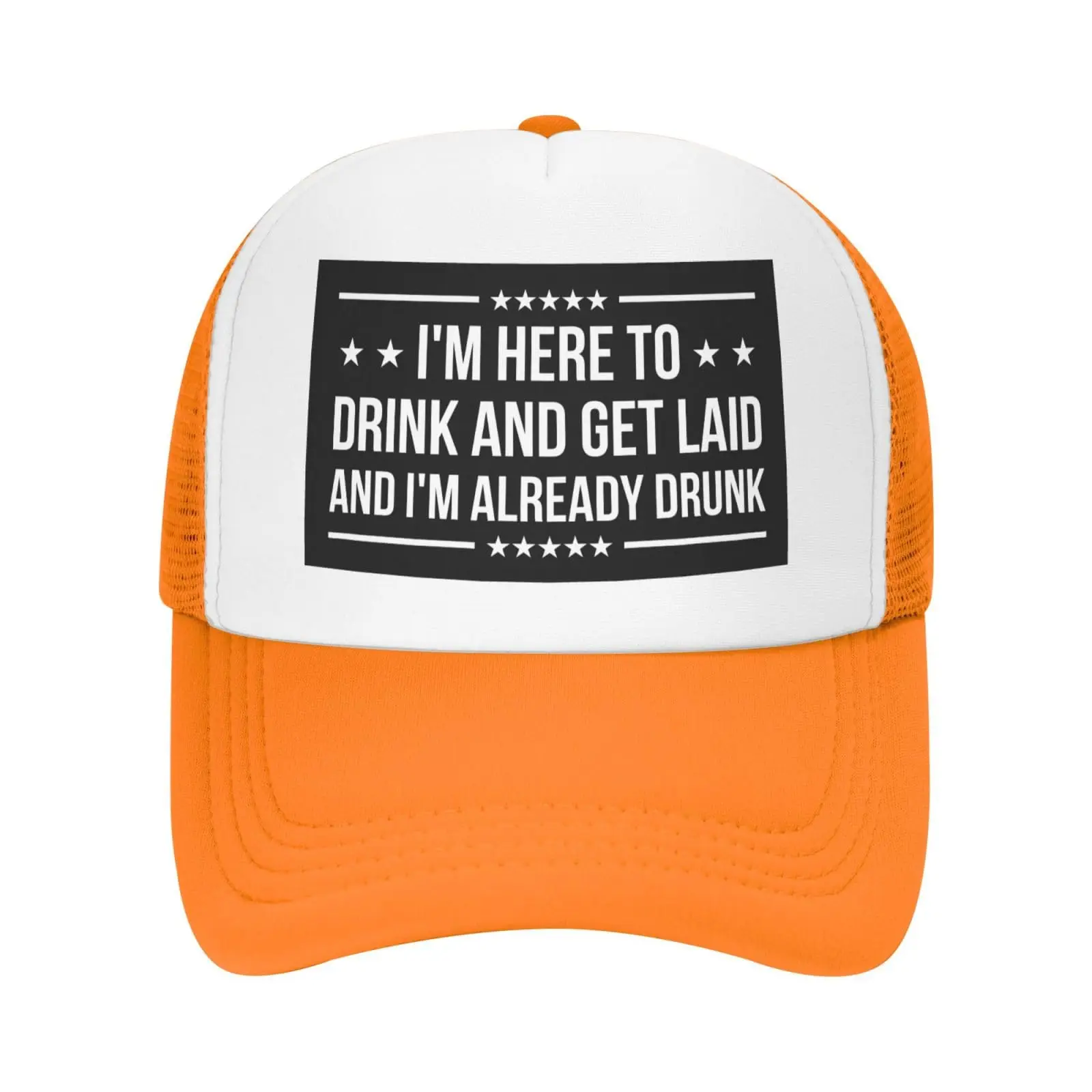 I'm Here to Drink and I'm Already Drunk Mesh Hat for Men Women Baseball Cap Sports Breathable Fashion Daily Travel
I'm Here to Drink and I'm Already Drunk Mesh Hat for Men Women Baseball Cap Sports Breathable Fashion Daily Travel