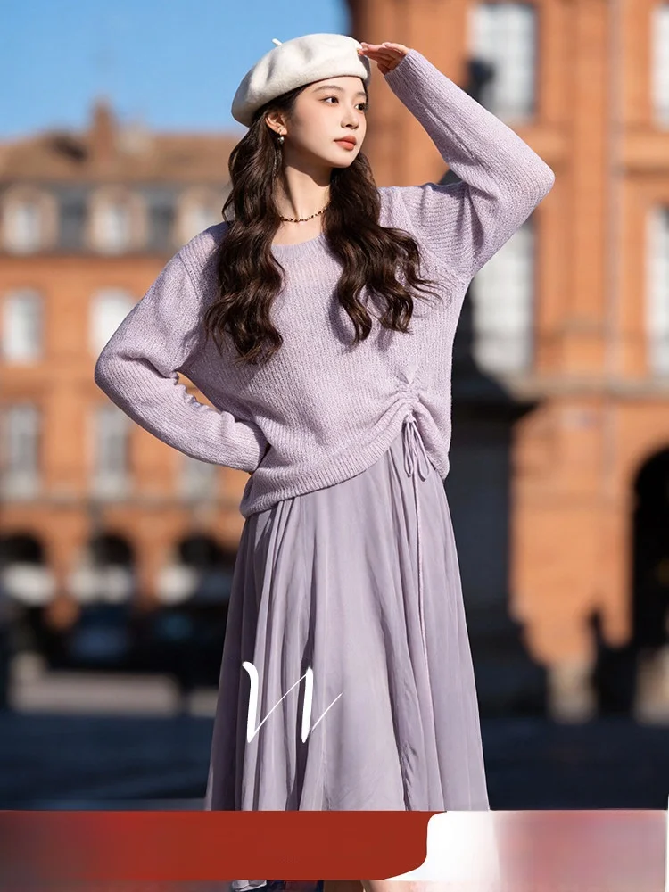 plus Size Women's Knitted Set round Ne Long Sve Dr And Top Spring 2026 Slimming Effect Casual High Waist Polyester Blend
plus Size Women's Knitted Set round Ne Long Sve Dr And Top Spring 2026 Slimming Effect Casual High Waist Polyester Blend