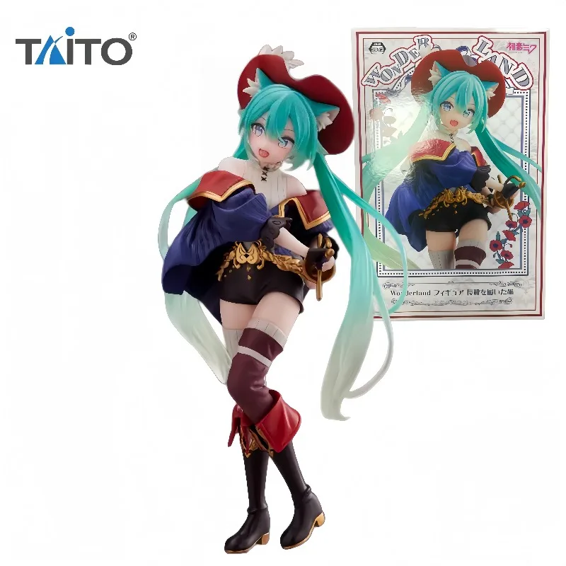 Fast shipping Original TAITO Hatsune Miku Wonderland A Cat Wearing Boots PVC Anime Character Model Collection Toys Gifts
Fast shipping Original TAITO Hatsune Miku Wonderland A Cat Wearing Boots PVC Anime Character Model Collection Toys Gifts