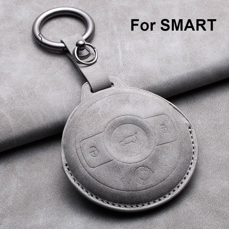 Leather Car Key Case Cover Holder Shell Protector Fob for Mercedes Benz SMART Fortwo 1 BRABUS W202 W210 W124 2022 2023 Accessory
Leather Car Key Case Cover Holder Shell Protector Fob for Mercedes Benz SMART Fortwo 1 BRABUS W202 W210 W124 2022 2023 Accessory