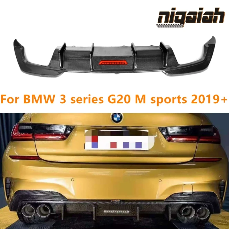 Задний бампер из углеродного волокна, диффузор, спойлер для BMW G20 G21 M Sport 325 330i 2019-2022, автомобильный задний диффузор, губа
Задний бампер из углеродного волокна, диффузор, спойлер для BMW G20 G21 M Sport 325 330i 2019-2022, автомобильный задний диффузор, губа