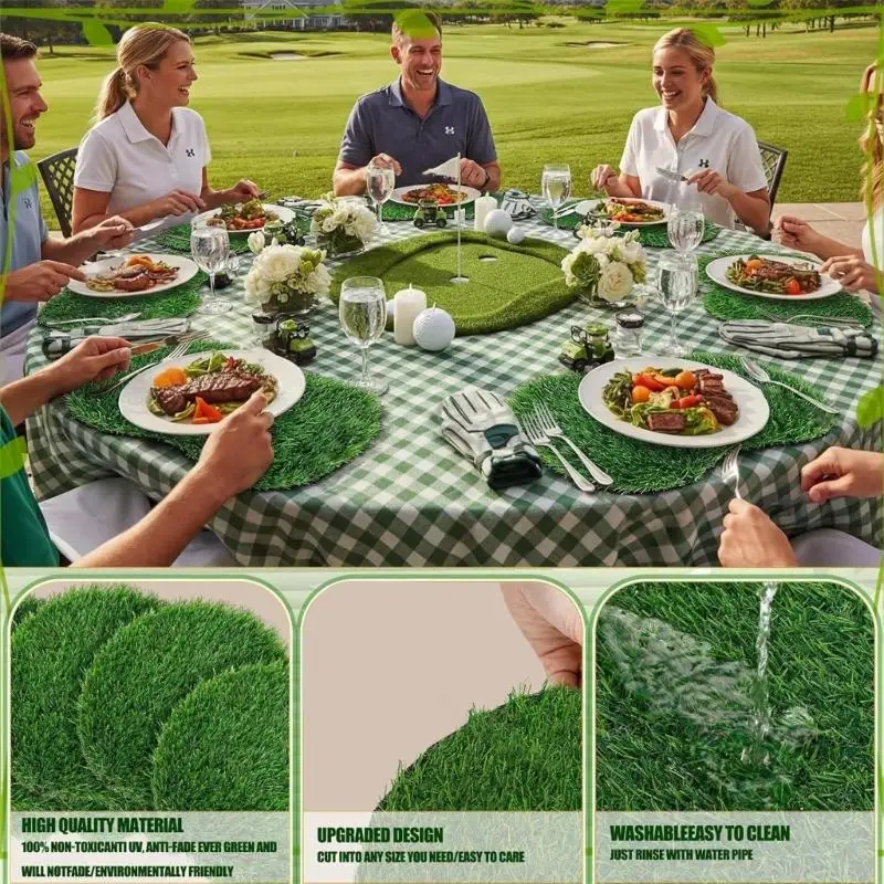 10PCS Artificial Grass Placemat Nonslip Table Mats Meal Accessories for Dining Kitchen Decors and Outdoors Picnics Y5GB
10PCS Artificial Grass Placemat Nonslip Table Mats Meal Accessories for Dining Kitchen Decors and Outdoors Picnics Y5GB