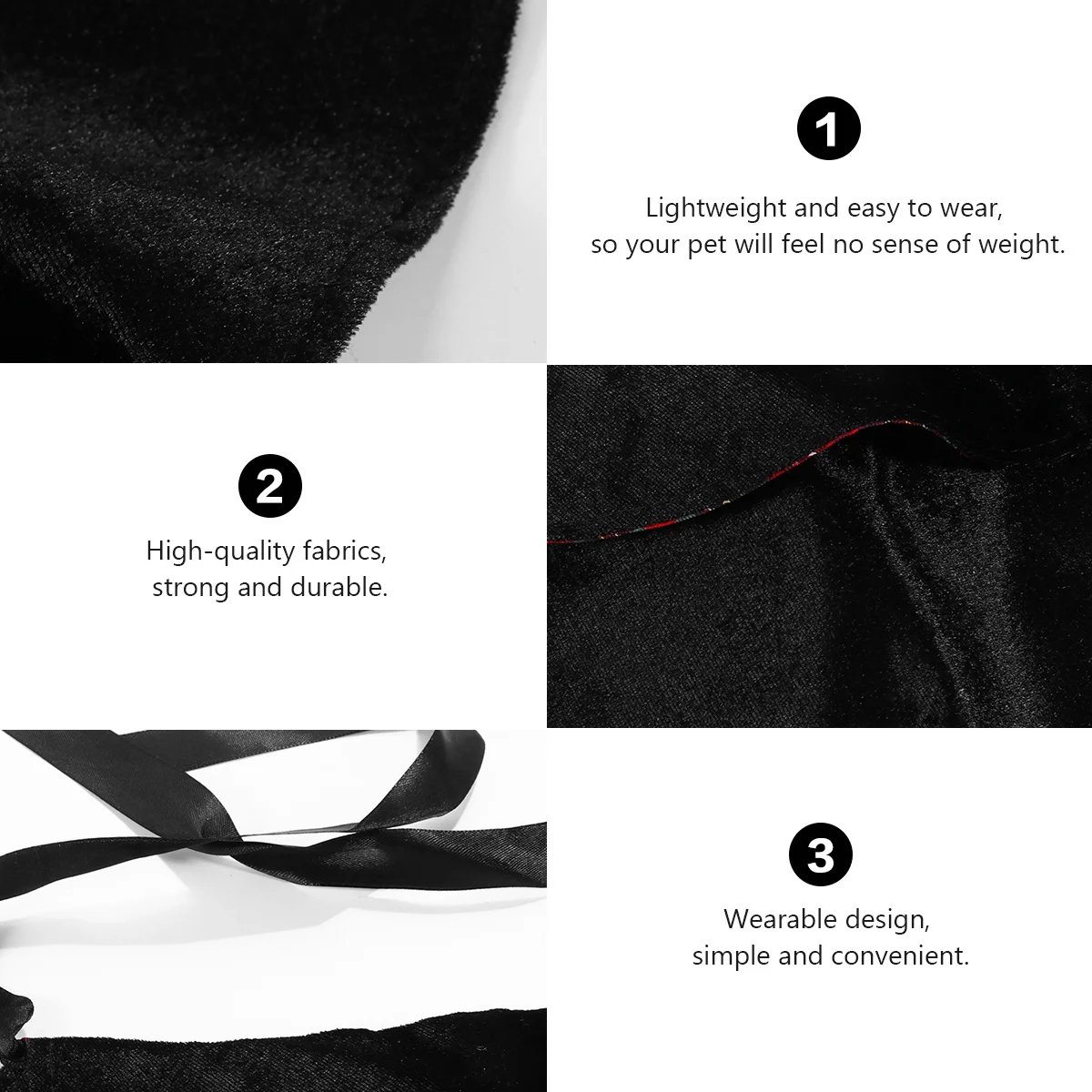 Pet Costume Hat Cloak Set High Quality Comfortable Dog Cat Cosplay Clothes for Halloween Party Puppy Dog Cat Dress Up
Pet Costume Hat Cloak Set High Quality Comfortable Dog Cat Cosplay Clothes for Halloween Party Puppy Dog Cat Dress Up