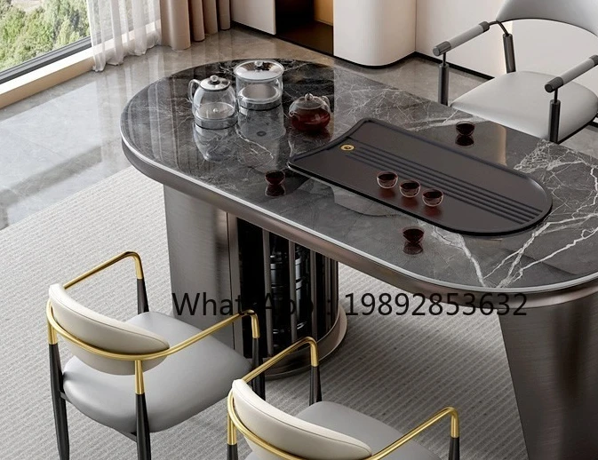 light luxury rock slab tea table tea table modern balcony small kettle integrated
light luxury rock slab tea table tea table modern balcony small kettle integrated