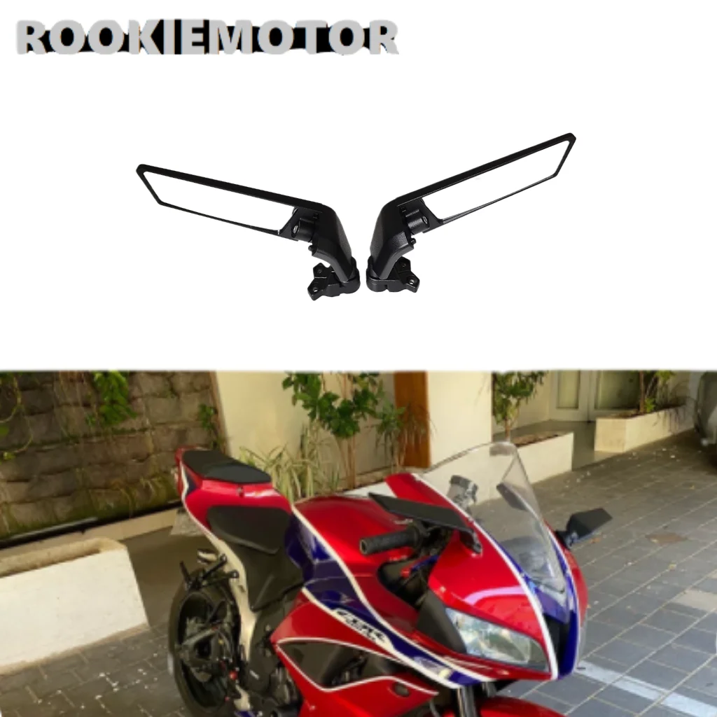 A Pair Wing Wind Rearview Mirrors CNC Aluminum Motorcycle Side Mirror For YAMAHA/HONDA/KAWASAKI/CFMOTO/SUZUKI
A Pair Wing Wind Rearview Mirrors CNC Aluminum Motorcycle Side Mirror For YAMAHA/HONDA/KAWASAKI/CFMOTO/SUZUKI