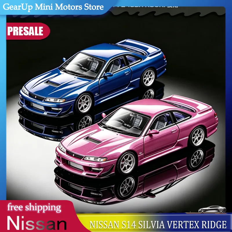 Pre-order 1/64 Nissan S14 Silvia Vertex Ridge Alloy Diecast Model Collectible Ornament Gift Classic JDM Racing Metal Car toy
Pre-order 1/64 Nissan S14 Silvia Vertex Ridge Alloy Diecast Model Collectible Ornament Gift Classic JDM Racing Metal Car toy