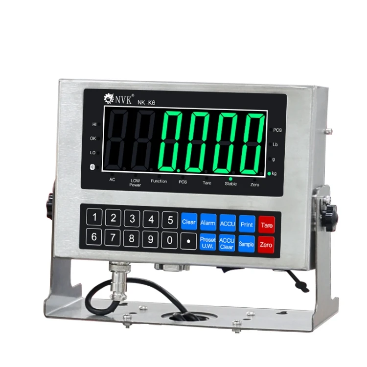 Весовой индикатор Veidt K6 из нержавеющей стали, электронный индикатор веса, пиковый индикатор удержания для настольных напольных весов
Весовой индикатор Veidt K6 из нержавеющей стали, электронный индикатор веса, пиковый индикатор удержания для настольных напольных весов